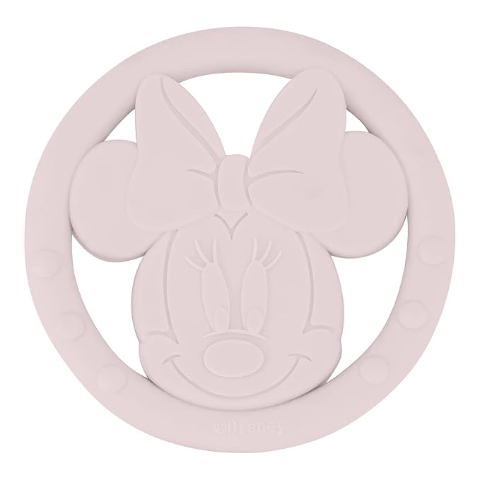 Cudlie Disney Silicone Teether Toy Set for Infants, Food Grade and BPA Free Teethers for Babies 6-12 Months, 2-Pack Teether Toys for Newborns