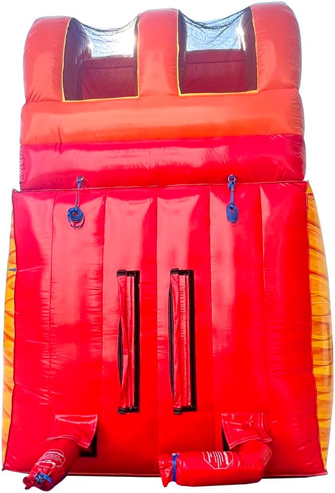 TentandTable Inflatable Water Slide for Kids and Adults, Commercial Grade Giant Blow Up Backyard Water Fun, Includes Electric Air Blower, 27' L x 9' W x 15' H, Lava Wave