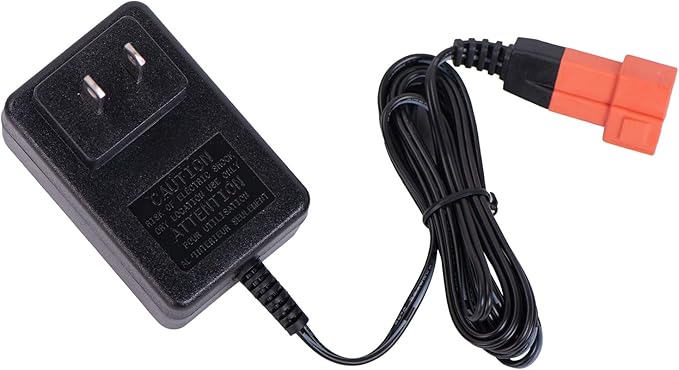 6V Charger for Kids Ride-On Toys and Cars - Compatible with BMX X6, Kid TRAX GMC, Wal-Mart, Moto ATV Quad, Electric Vehicle Power Adapter with Square Plug