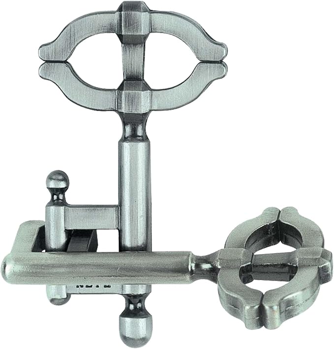 KEY II Hanayama Cast Metal Brain Teaser Puzzle (Level 2)