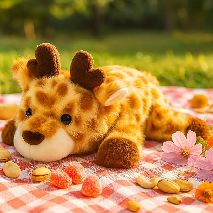 Adorable Giraffe Stuffed Animal Soft Giraffe Plush Toy Cute Birthday Gifts for Boys Girls Kids Toddlers