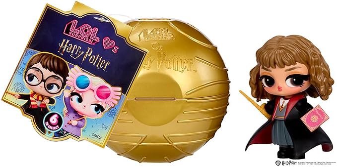 LOL Surprise Loves Harry Potter Tots – Golden Snitch Ball, Play & Display, 7 Total Surprises – Collect All 6!