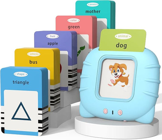 Startcan Toddler Learning Toys for 2 3 4 5 Year Old Boys and Girls, Autism Sensory Toys for Autistic Children, Speech Therapy Toys, 112 Cards - 224 Sight Words Talking Flash Cards