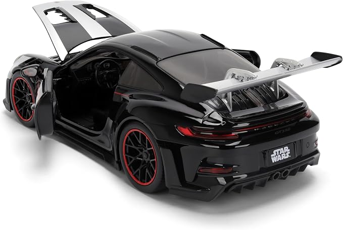 Jada Star Wars Darth Vader 1970 Dodge Charger R/T Hollywood Rides Die-Cast Car with Figure 1:24 Scale