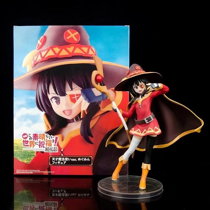 QAHEART Anime Megumin/Aqua Action Figure Model Statue Collectibles Toy Desktop Ornaments