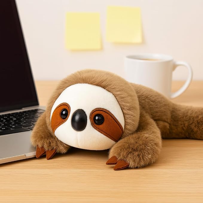Adorable Sloth Stuffed Animal Soft Plush Sloth Plush Toy Cute Birthday Gifts for Kids Adults