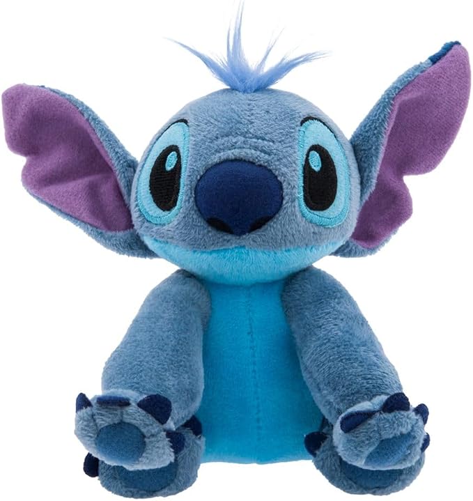 Disney Store Official Mini Bean Bag Plushies - Stitch - Cute Stuffed Animal with Detailed Sculpting, Embroidered Features, & Bean Bag Bottom - Plush Toys for Kids