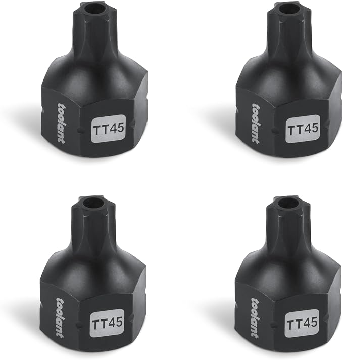 toolant 3/8" drive TT45 impact torx bit socket set 4PCS, Torx Drive, S2 Steel Air Drive Torx Socket set,Impact Grade，Anti-Roll Design