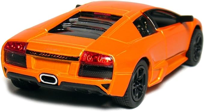 KiNSMART Lamborghini Murcielago LP640 1:36 Scale 5" Die Cast Model Super Sports Car Toy (Orange)