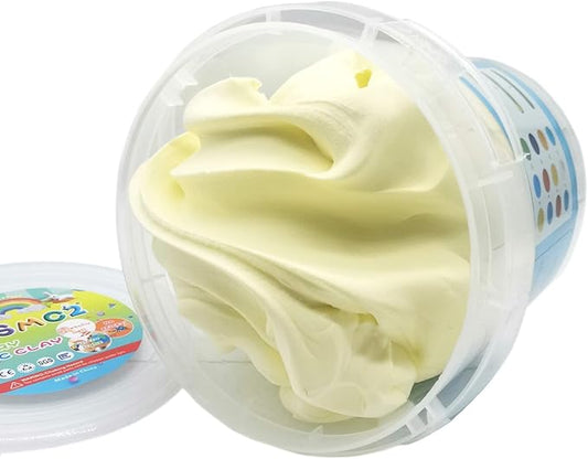 Air Dry Modeling Clay 10.5 oz Ultra Light Magic Clay DIY Moulding Dough Primary Colors for Kids Art Craft Kit (Cream)