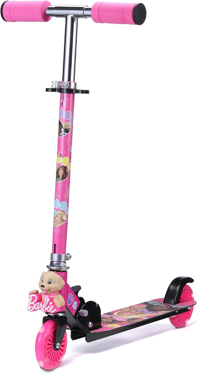2 Wheel Kick Scooter for Kids, Foldable, Light Up LED Wheels