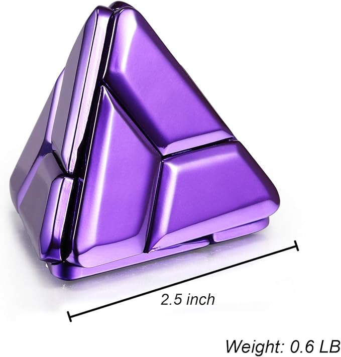 3D Triangle Metal Puzzle (Triangle Purple)