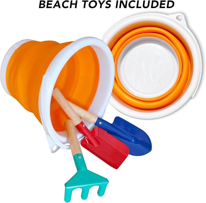 Sand Digger Sandbox Digger Toy, 360°Rotating Base, Sturdy Stable Steel Frame Structure-Metal Bucket, Kids Digger Excavator Digging Toys Excavator Ride on Beach Toys, Ideal for Sand Sandbox Beach Snow