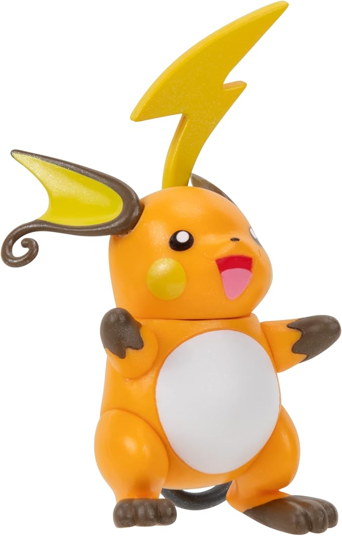 Pokemon Select Evolution 3 Pack - Features 2-Inch Pichu and Pikachu and 3-Inch Raichu Battle Figures