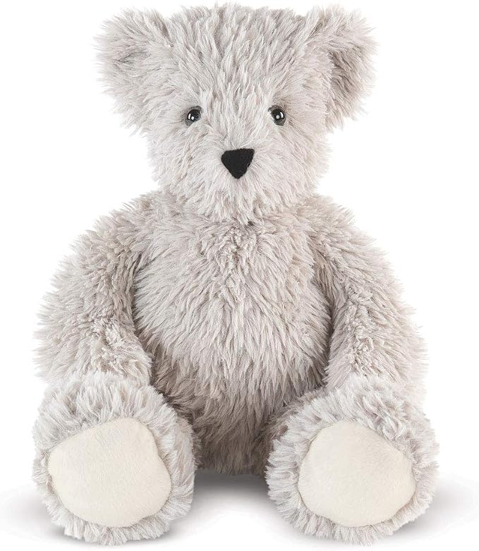 Vermont Teddy Bear Earl Grey Teddy Bear Stuffed Animal | Soft Grey Plush with 100% Recycled Filling | Designed with Love in the USA | 18 Inch | Super Soft Teddy Bear Collection