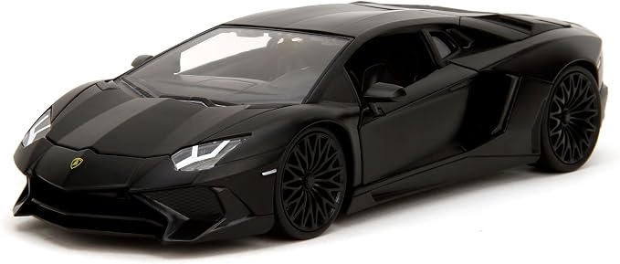 Jada Fast & Furious Shaw's Lamborghini Aventador SV – Die-Cast Vehicle, Opening Doors, Hood & Trunk, 1:24 Scale