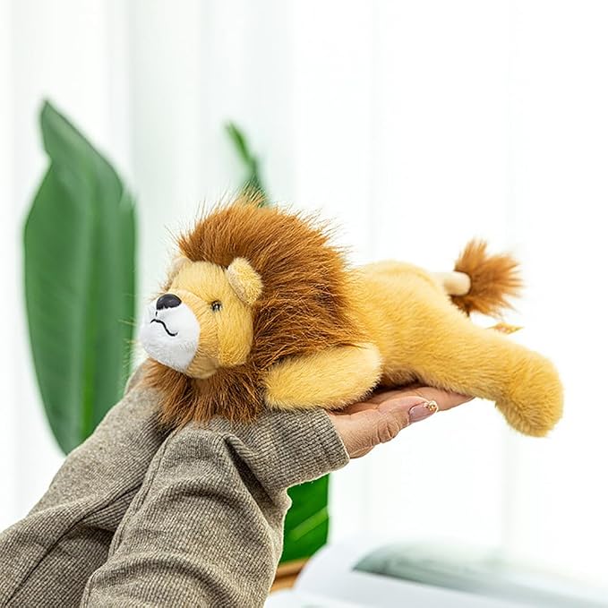 7.8inch Lion Stuffed Animal, Lion Plush Toy, Birthday Xmas Gift for Kids (Lion)