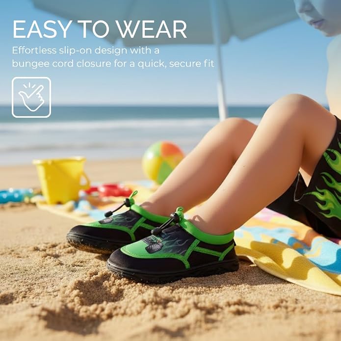 Toy Story Cars Boys Water Shoes Kids Sandals Lightning McQueen Woody Buzz Lightyear Monster Jam Grave Digger Pool Aqua Socks Bungee Waterproof Quick Dry 5-10 Toddler 11-12 Little Kid