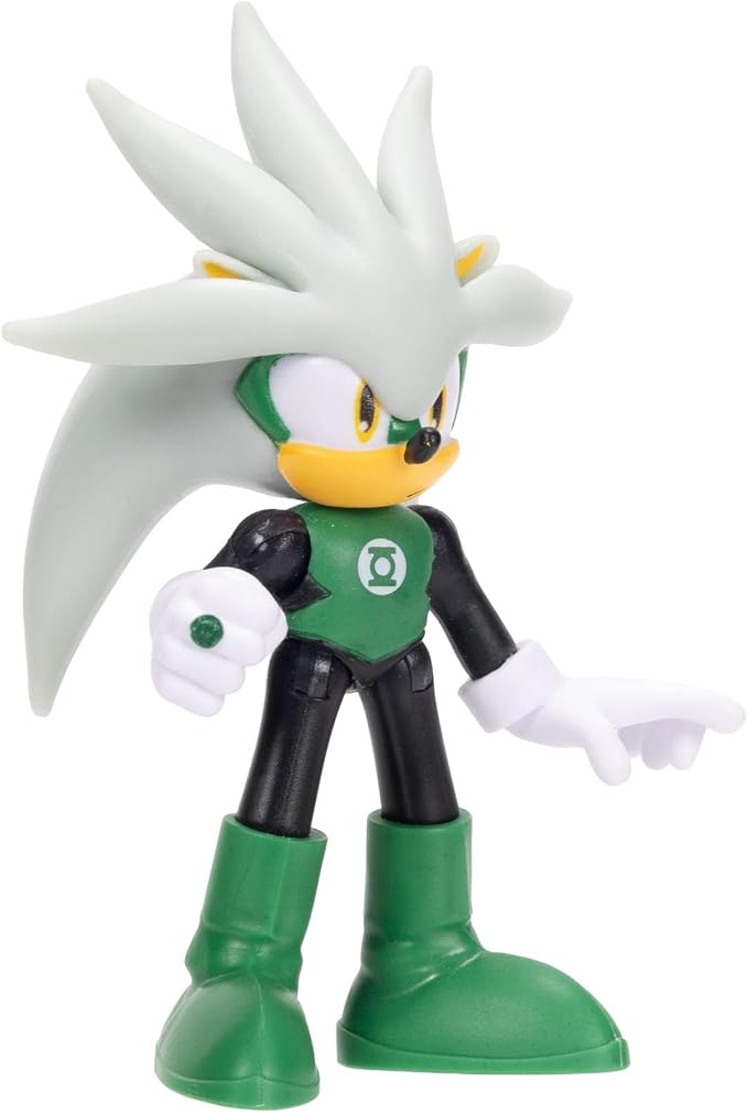 DC X Sonic Collectable 2.5 Inch Scale Action Figures Knuckles Silver Rouge Dr. Eggman Featuring Multiple Points of Articulation for Action-Packed Posing