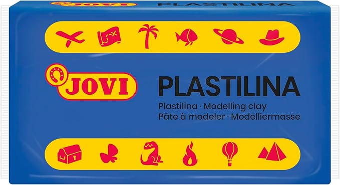 Jovi - Reusable Non-Hardening Modeling Clay, 30 Dark Blue Bars, 1.75oz Each | Total of 3.3 lb, Perfect for Arts & Crafts Projects