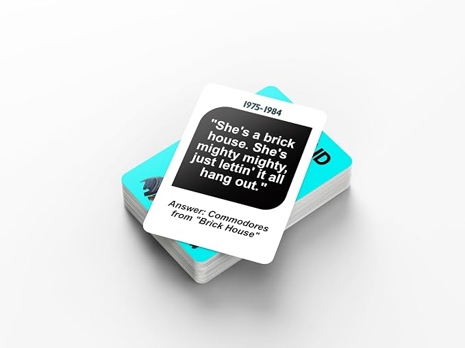 Kinfolk Who Said Dat: R&B Trivia Card Game – Name That Artist Challenge Featuring 76 Classic Lyrics & Quotes | Fun Music Game for Teens & Adults | Great for Parties, Cookouts & Late-Night Laughs