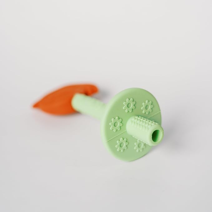 Dr. Brown's Teething Tubes for Babies, Bee and Snail, Massaging Silicone Teether Sticks, BPA Free, 3m+, 2-Pack