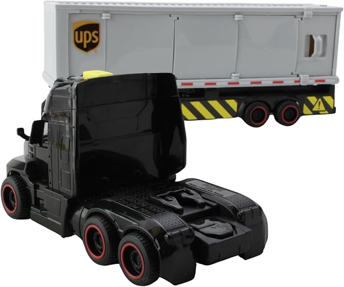Daron Action Truck – UPS – Officially Licensed Delivery Truck Toy with Lights, Sounds, Forklift, Cargo Boxes, and Opening Doors for Kids Ages 3+