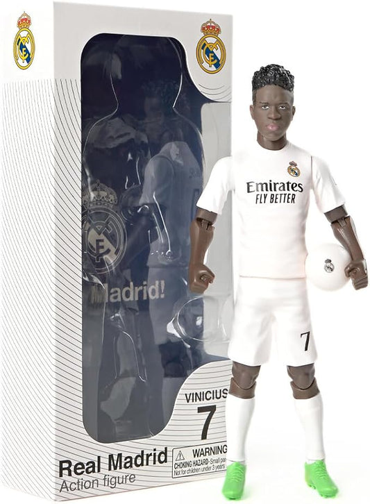 Sockers Banbo Toys Real Madrid CF Vinícius Júnior 8" Collectible Soccer Action Figure