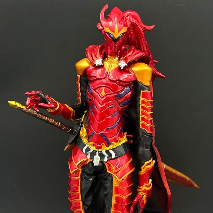 Igris Figure Statue Red Gold Edging Anime Figurine PVC Model 9.45" Standing Pose Sung Jin Woo Action Figures Desktop Collections