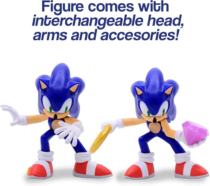 Just Toys LLC Sonic The Hedgehog Action Figures (Sonic Series 3)