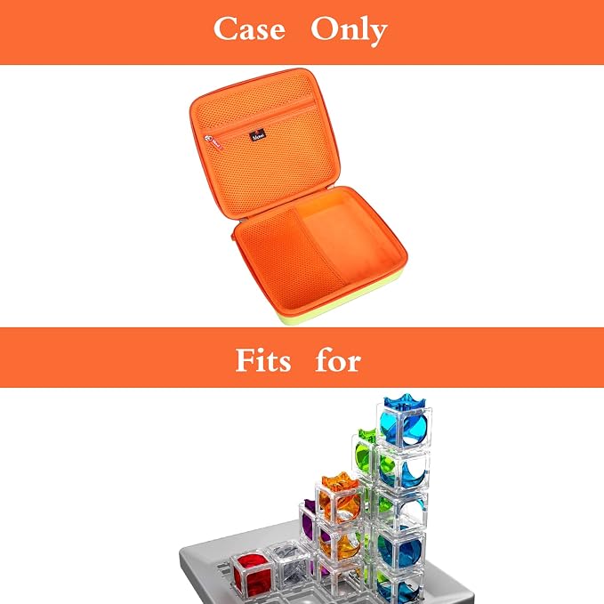 Mchoi Hard Carrying Case Fits for ThinkFun Gravity Maze Marble Run Brain Game and STEM Toy, Case Only