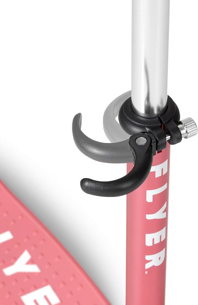 Radio Flyer Glider Jr. Scooter with Light Up Wheels, Pink, for Kids 2-5 Years Old, Lean-to-Steer, Adjustable Handlebar, Rear Foot Brake, Smooth Bearings, Comfort Grips, 3 Wheel Scooter for Kids