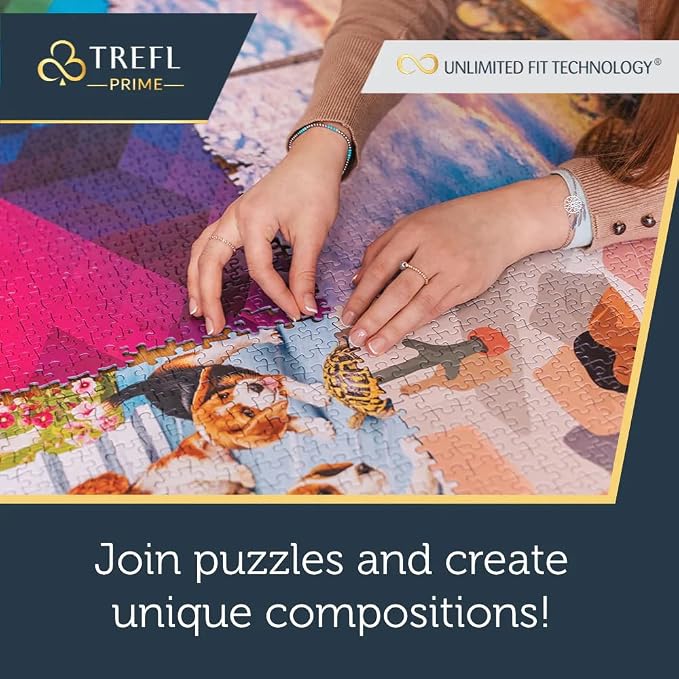 Trefl Palace of Westminster, London, England 1000 Piece Jigsaw Puzzle Prime 27"x19" Thick Cardboard, Creative Entertainment for Adults and Children from 14 Years Old