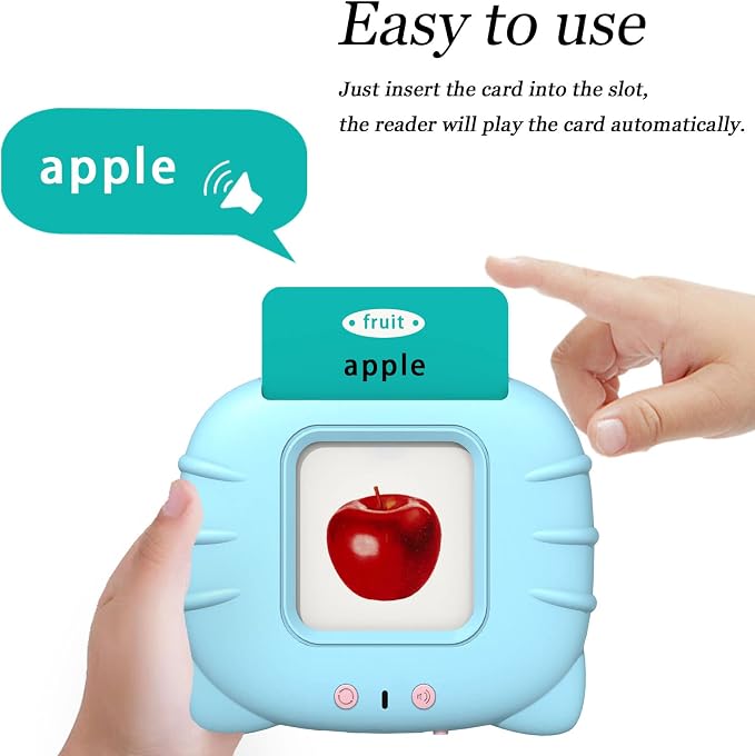Startcan Toddler Learning Toys for 2 3 4 5 Year Old Boys and Girls, Autism Sensory Toys for Autistic Children, Speech Therapy Toys, 112 Cards - 224 Sight Words Talking Flash Cards