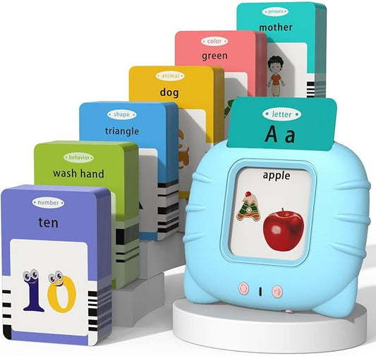 Startcan Talking Flash Cards for Toddlers 1 2 3 4 5, Speech Therapy Toys Autism Toys, ABC 123 Sight Words Etc - 255 Cards-510 Sides, Educational Learning Interactive Toys with Giftable Package