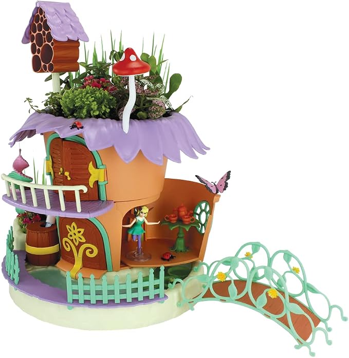 My Fairy Garden — Nature Cottage Toy Figurine and Plant Kit — Grow Your Own Magical Garden with Fairy Isla — Ages 4+