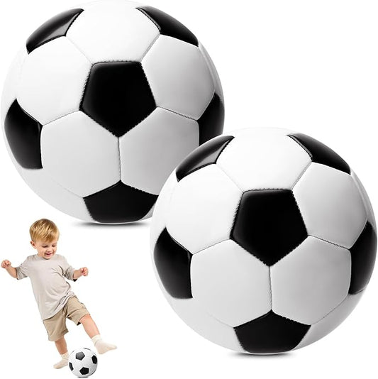 INPODAK Soccer Ball Size 3 Size 2 for Toddlers Kids 1-3 3-8, 1 or 2 Pack Cartoon Small Dinosaur Unicorn Soccer Ball Gifts for Girls Boys, Indoor Outdoor Sports Play Toys Birthday Gifts with Pump