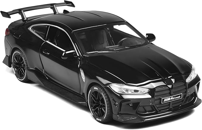Toy Cars 1:32 Diecast Model Cars, with Light, Sound and Pull-Back Function, Zinc Alloy Car Models for Kids Who Love Automotive Mechanics & Collecting Exotic Sports Cars (Black)