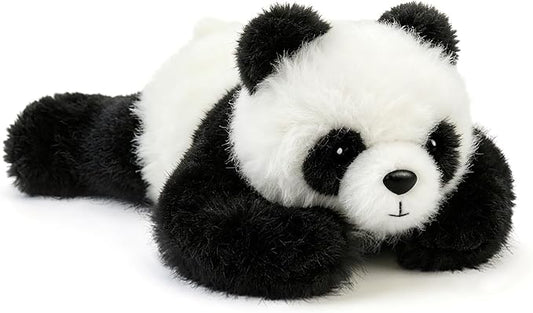 PEACH CAT Panda Stuffed Animal Cute Plushies Small Plush Toys Gifts for Kids Black and White