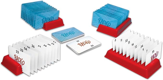 Winning Moves Rack-O Retro Edition, Enjoyed Since the 50's Games USA | Classic Tabletop Game, Since the 1950's, Ages 8+, 2-4 Players, Model 6122