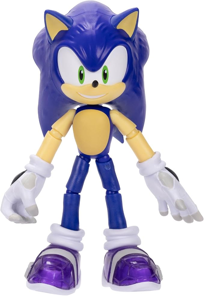 Sonic The Hedgehog Prime 5-inch Sonic The Hedgehog - The Grim Action Figure 13 points of Articulations. Ages 3+ (Officially licensed by Sega and Netflix)
