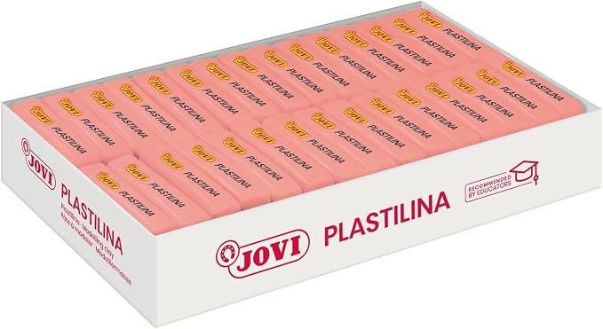 Jovi - Reusable Non-Hardening Modeling Clay, 30 Peach Bars, 1.75 oz Each | Total of 3.3 lb, Perfect for Arts & Crafts Projects