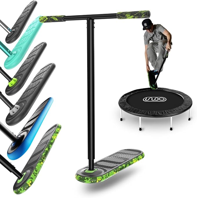 in Do the Trick - Trick Scooter for Teenagers & Adults - 12 Years - Trampoline Scooter Ideal for Trampoline Stunt Exercises, Professionals & Beginners - Indoor & Outdoor Freestyle