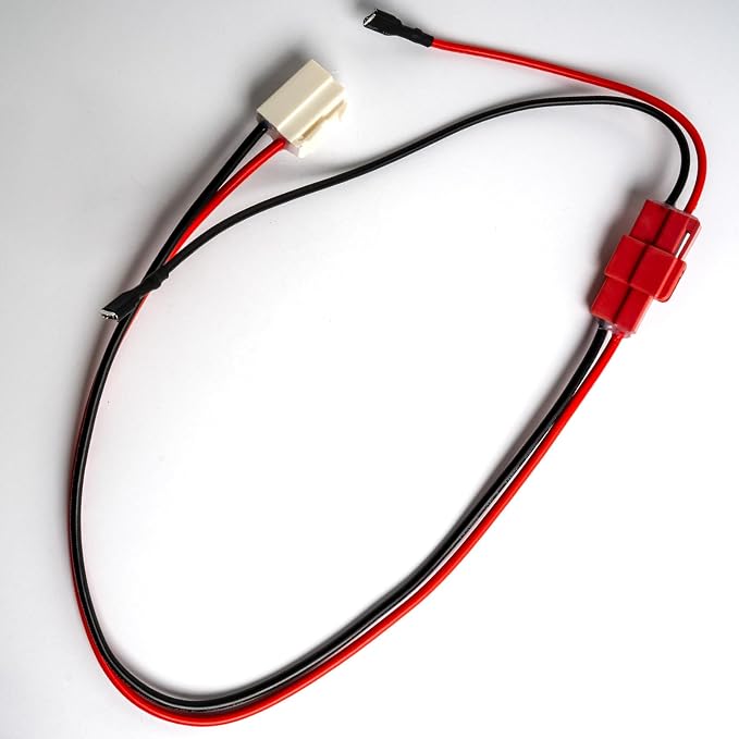 6V 12V 24V Battery Wiring Harness Charger Connector for Ride on car Compatible with Power Wheels Best Choice Products Ford Bronco Raptor Huffy Torex Trax Jeep Parts Ride On Truck Car Wire