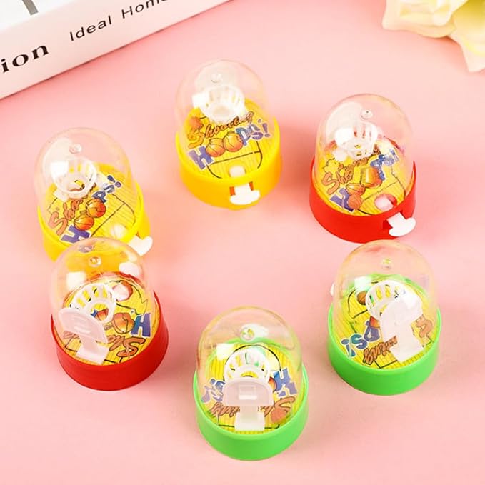 Zasnynua 32 Pack Mini Finger Basketball Toys, Fun Handheld Basketball Shooting Games Desktop Fidget Game, Party Favors Decorations Classroom Rewards Carnival Prizes for Kids