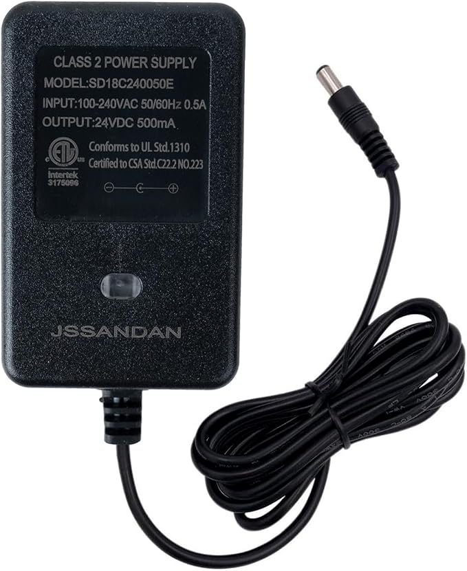 24V Charger for Ride On Car, 24 Volt Kids Battery Charger with Charging Indicator Light for Baby Carriage Ride Toy, 500mA Supply Power Adapter