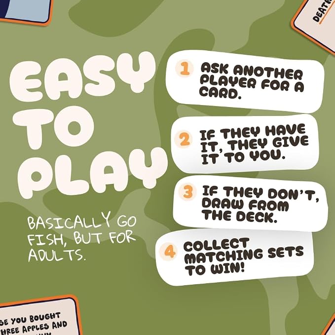 Go F Yourself Boomers Expansion! – The Grown Up Go Fish Card Game You've Always Wanted | Hilarious Party Game for Grown Ups, 2+ Players | 52 Cards, 13 Unique Pairs