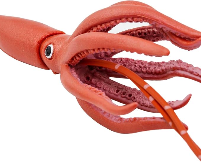 Safari Ltd. Giant Squid Figurine - Realistic 9.5" Sea Creature Figure - Educational Toy for Boys, Girls, and Kids Ages 3+