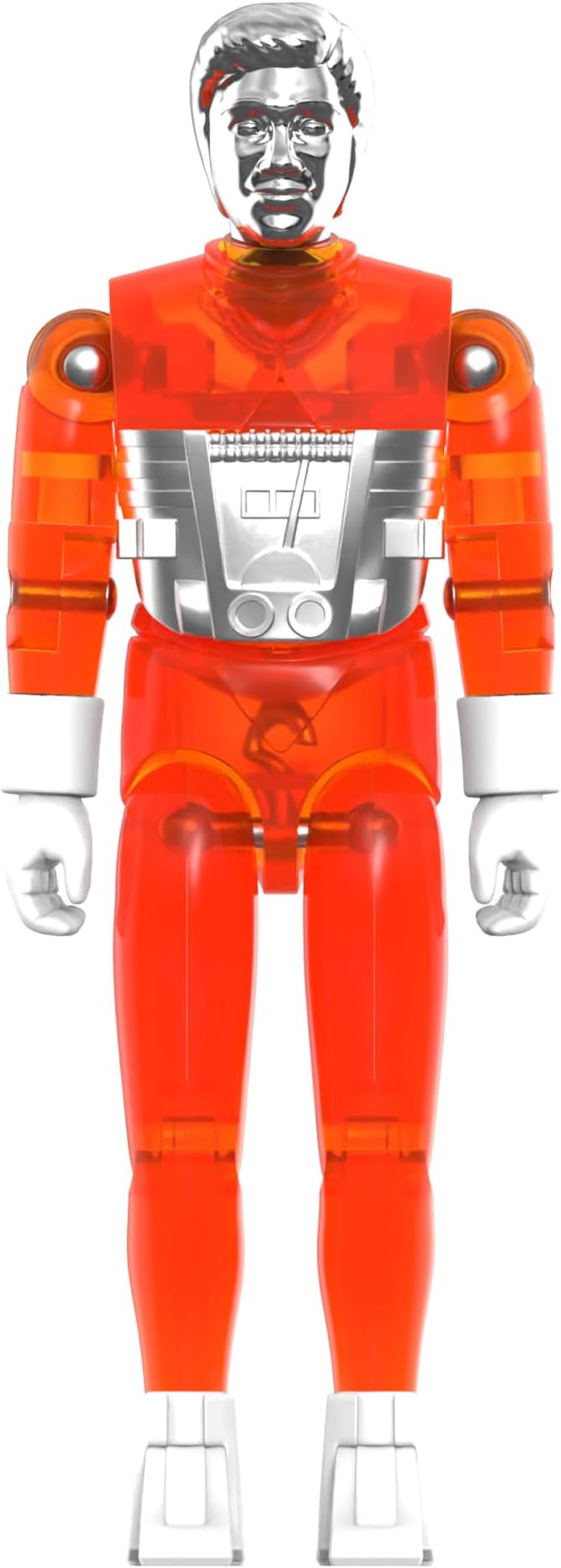 Super7 Micronauts Reaction+ Wave 04 - Time Traveler (Translucent Orange) Action Figure