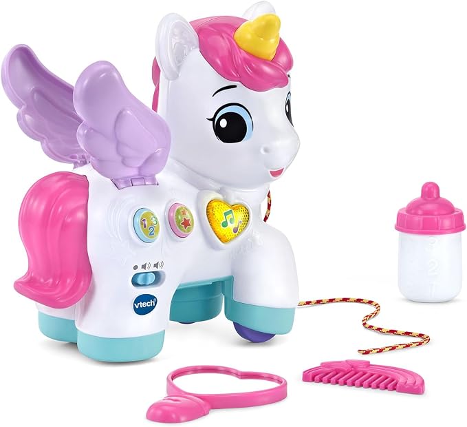 VTech Care and Go Unicorn Toddler Pull-Along Toy